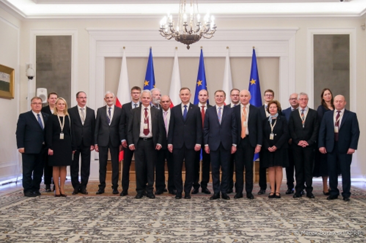 Prezydent RP, Prezes NSA oraz zaproszeni goście